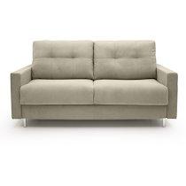 ALTEREGO DIVANI Canapé lit Rocky canapé convertible 3 places beige 160 cm_0
