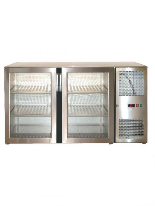 Arrière-bars réfrigérés inox avec groupe incorporé - plusieurs profondeurs et configurations disponibles_0
