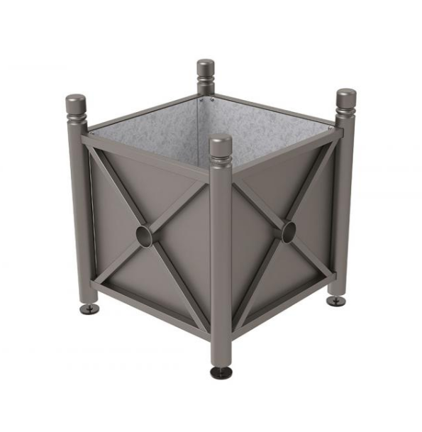 Bac à Palmier Province - Disponible en L800 x l800 x h750mm ou L1000 x l1000 x h900mm - 4 types de pommeaux au choix_0