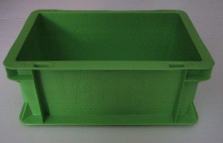 Bac en plastique gerbable - Dimensions 300x200x120 mm - Capacité 5L - Version pleine_0