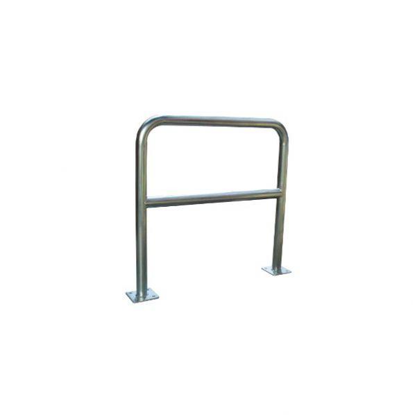 Barrière de protection 2000mm - à fixer - 40 mm - Rouge/Blanc - Marque Rolléco_0