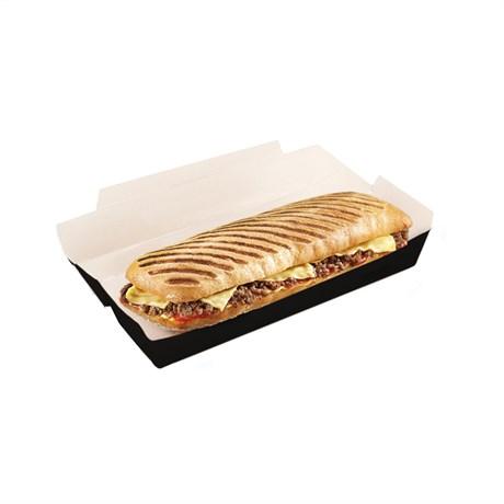 BOÎTE PANINI 26X12X7 CM CARTON NOIR (VENDU PAR 300)