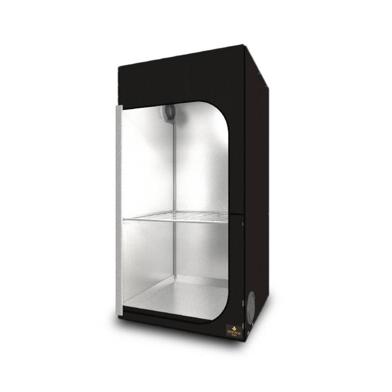 Box de culture Dark Street - Secret Jardin - 90x90x178 cm R4.00 - tissu Mylar martelé, étanche et imperméable_0