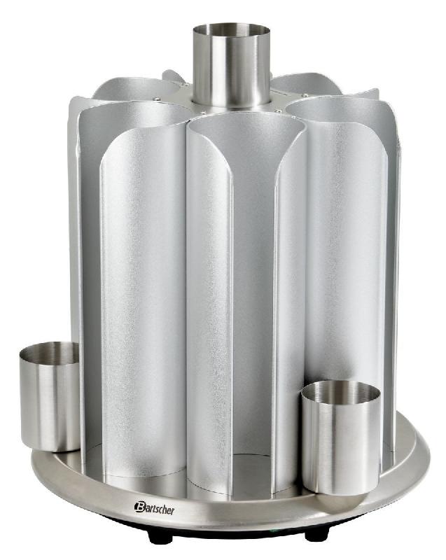Chauffe-tasses Bartscher - 48 tasses avec socle tournant et 4 récipients amovibles_0