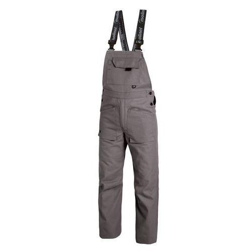 Salopette De Travail CHAMP Gris/Noir - Confort Et Résistance Pour Professionnels