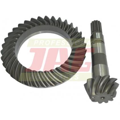 Couronne avec crémaillère - Réf : PT-5146255.01 - Compatible tracteurs CARRARO, NEW HOLLAND, FIAT, FORD et plus_0