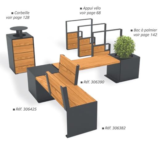 Espace de repos KUB - combinaisons infinies pour une intégration parfaite - Trois longueurs et versions acier ou bois_0