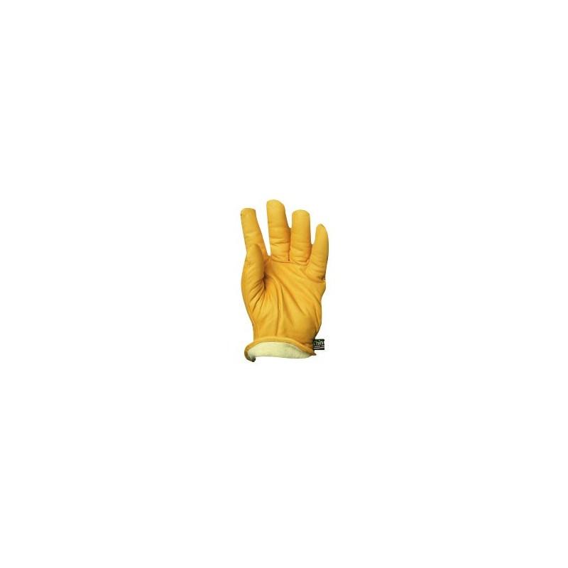 Gants de manutention en cuir tout fleur de bovin - doublés Thinsulate - norme CE EN 420 / 388 EN 511 - Work-Tech Sélection_0
