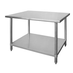 Hendi Table de travail avec fond en acier inoxydable 1800x600x850mm - inox 812488_0