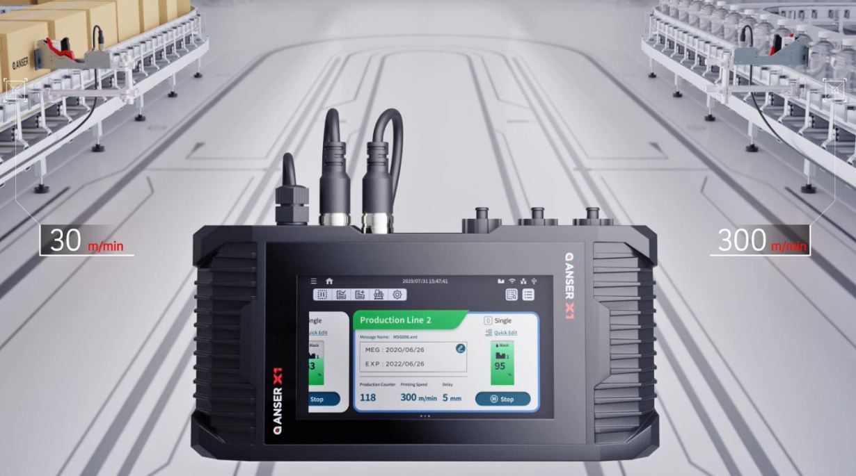 Imprimante jet d'encre thermique de nouvelle génération anser x1_0