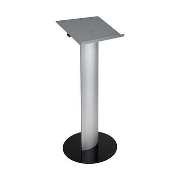 Lutrin haut de gamme en aluminium anodisé - modèle 'Score Aluminium' avec socle acier noir ou argent_0