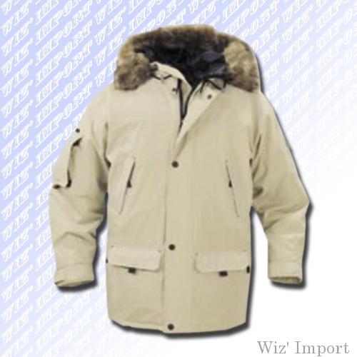 PARKA MULTI-POCHES MANCHES LONGUES