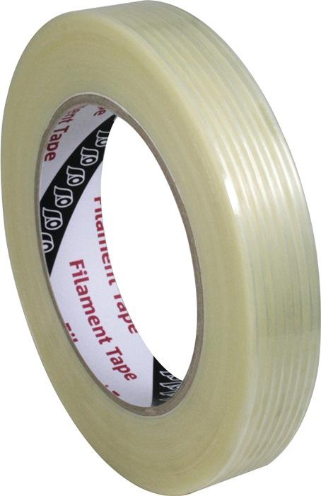 Ruban à  filaments F407 incolore longueur 50 m largeur 19 mm rouleau IKS_0