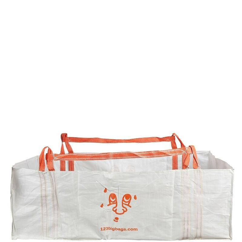 Sac benne à déchet 3m³ - Big bag ultra-résistant 215gr/m² avec charge maximale de 1750kg_0
