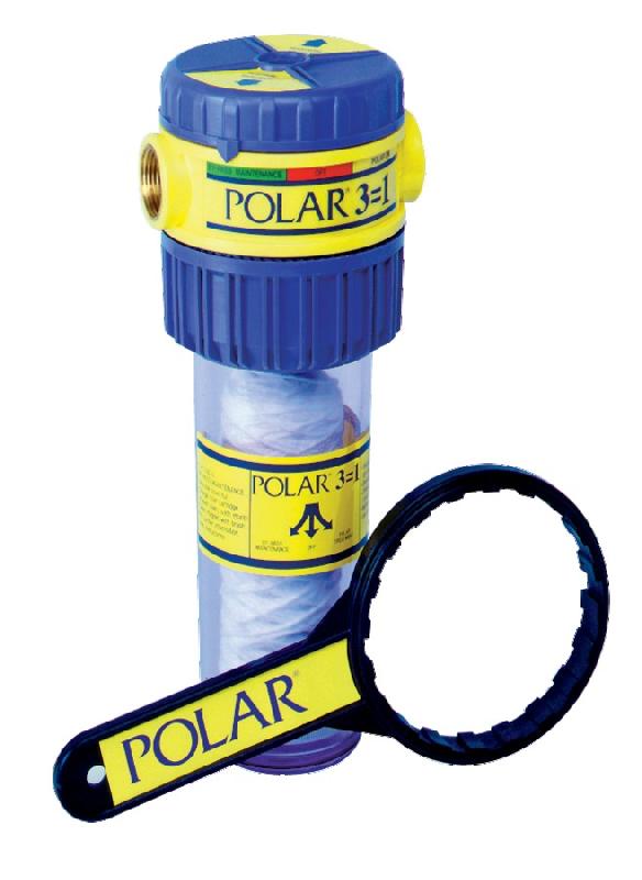 Station domestique 3 en 1 antitartre anticalcaire magnétique - Polar - PSD1 - 408856 - Débit 0,20 à 2 m³/h - Raccordement 3/4'' 20x27_0