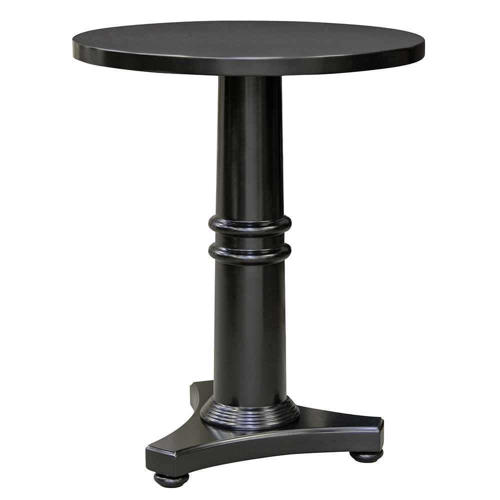 Table de restaurant - piétements GUN/3 - plateau rond Ø55 à Ø65 cm_0