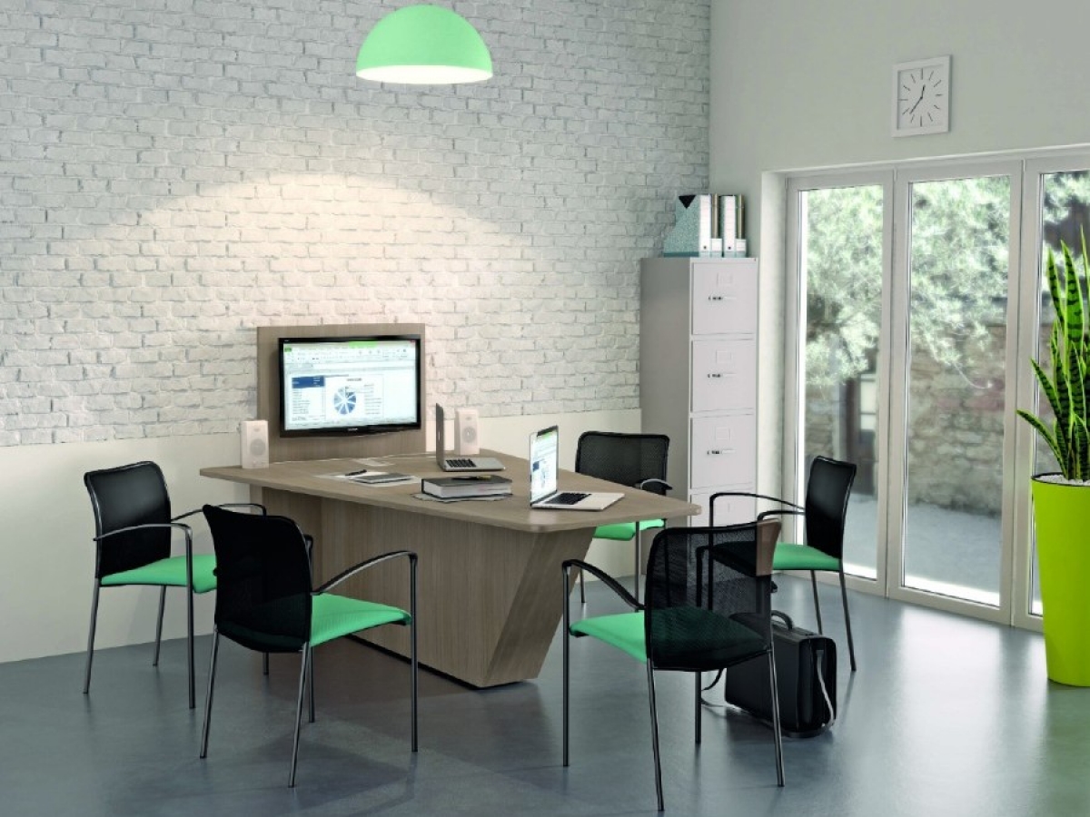 Table connectée multimédia HUB - modèle bas ou haut avec options technologiques avancées_0