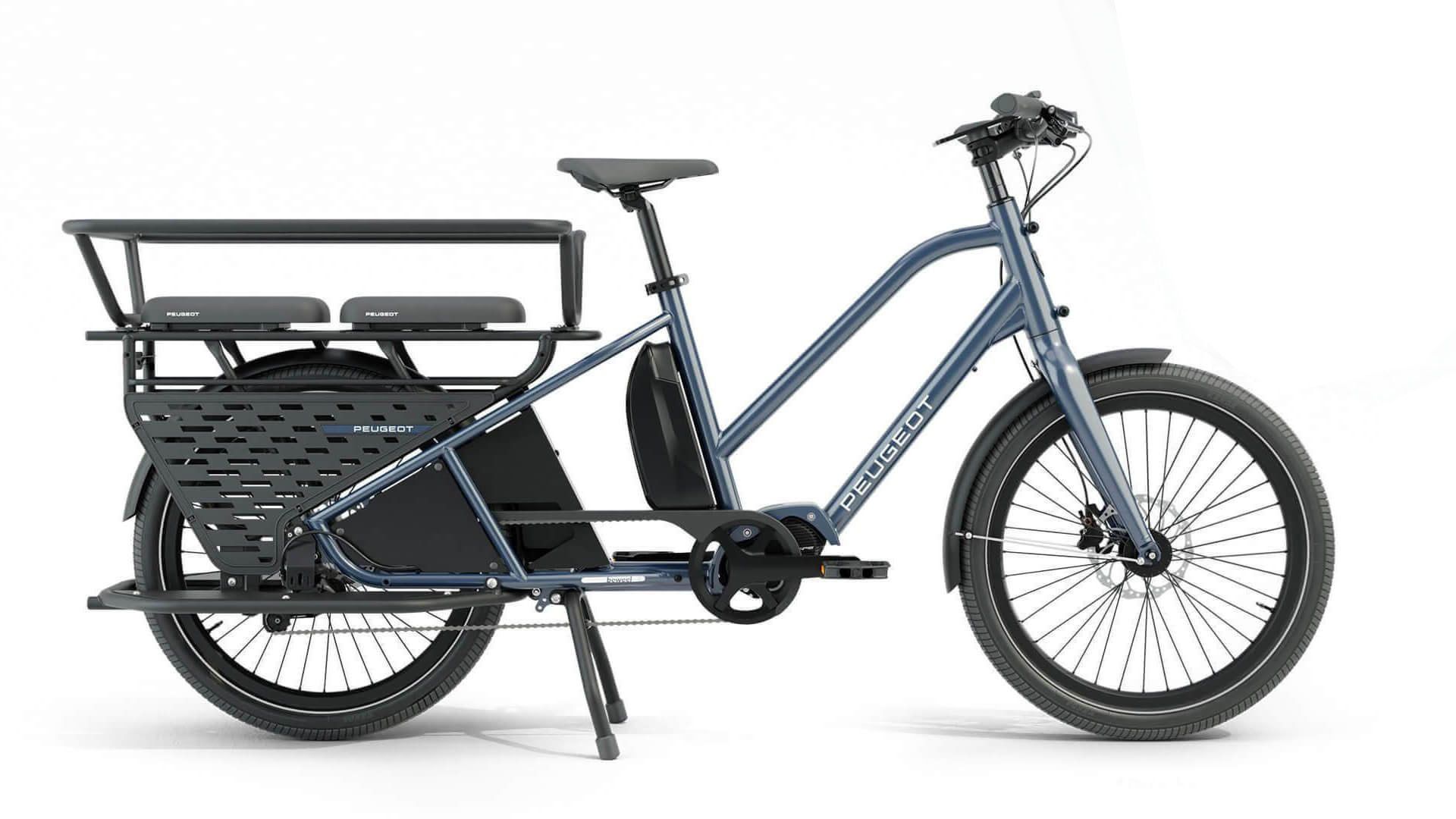 Vélo Peugeot E-Longtail by Douze Cycles - Aluminium 6061, Transmission Shimano Cues Di2, Moteur Shimano EP6 Cargo_0