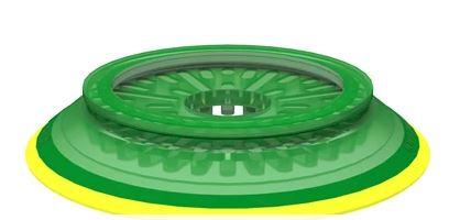 Ventouse ronde F110P en polyuréthane 30/60 - DURAFLEX® pour surfaces planes et rugueuses_0