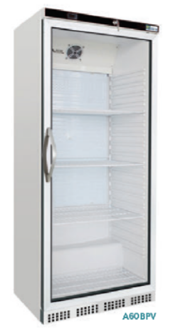 A40BPV - Armoire réfrigérée négative 400L portes vitrées - 600 x 600 x 1850 mm - Température -25°C à +10°C_0