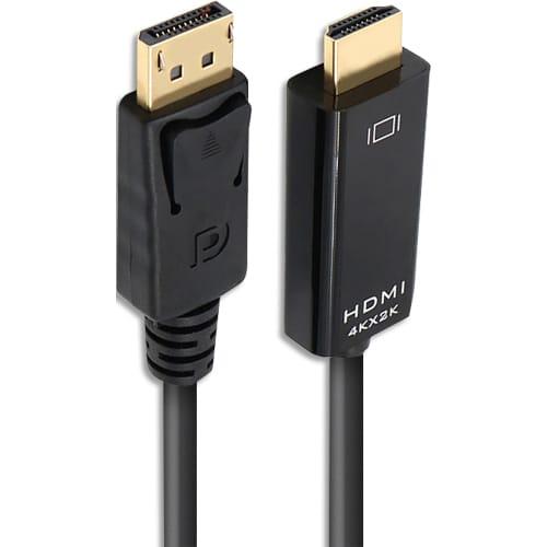APM câble HDMI 1.4 / DisplayPort 1.2 - 1080p - mâle / mâle - noir - 1,5m_0