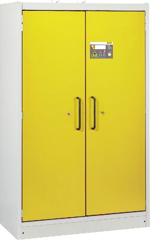 Armoire anti-feu PROline 12/20 F90 pour fûts, 2 portes jaunes - CEMO - 12040_0
