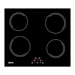 CIARRA Plaque à Induction 4 Foyers, 60 cm encastrable, avec minuterie VM4BIH-E - noir céramique CABBIH4-E_0
