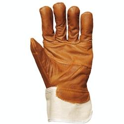 Coverguard - Gants manutention Docker marron fleur d'ameublement EUROSTRONG 270 (Pack de 120) Marron Taille 10 - 3435241002709_0