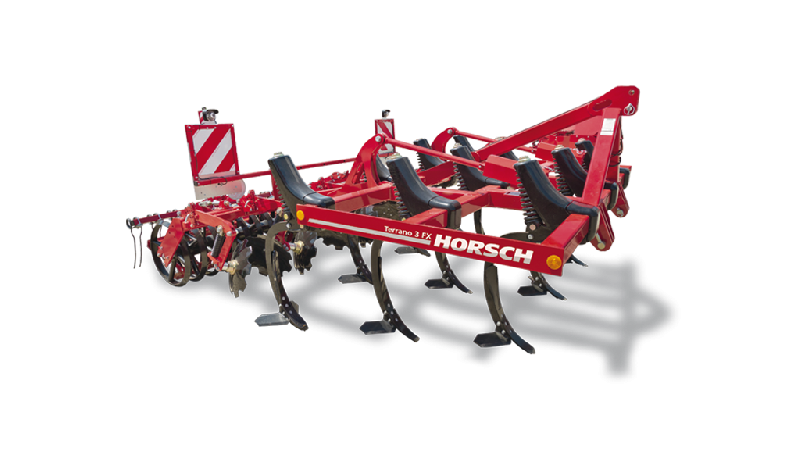 Déchaumeur à dents Terrano FX - Horsch - Compact à 3 rangées pour travail de 5 à 30 cm_0