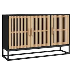 Helloshop26 - Buffet bahut commode armoire meuble de rangement organisateur cuisine salle de séjour salon 105 x 30 x 65 cm bois 02_0035833 - 30002125_0