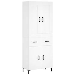 Helloshop26 - Buffet bahut commode armoire meuble de rangement organisateur cuisine salle de séjour salon haut 69,5 x 34 x 180 cm 02_0032607 - 300021_0