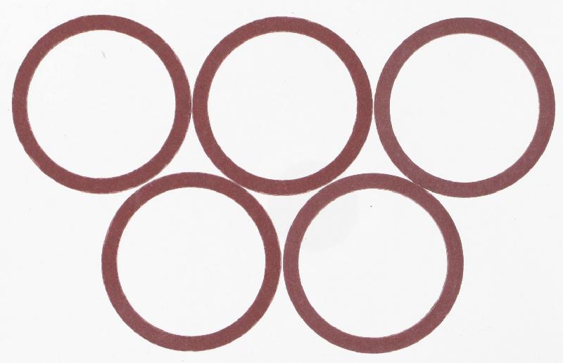 Lot de 40 joints plats en fibre - 20/27 mm COMAP - Usage pour cuivre_0