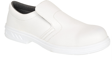 Mocassin S2 blanc FW81, 41 - Antistatique, étanche, coque acier 200J, semelle antidérapante SRC_0