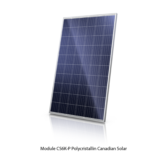 Panneau solaire photovoltaïque - gamme CS6K-P - polycristallin 265 Wc avec 25 ans de garantie_0