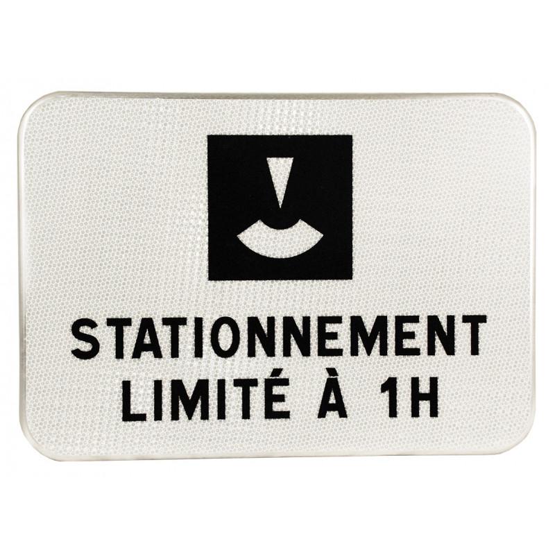 Panonceau durée maximum du stationnement M6c1 - disque et durée limitée_0