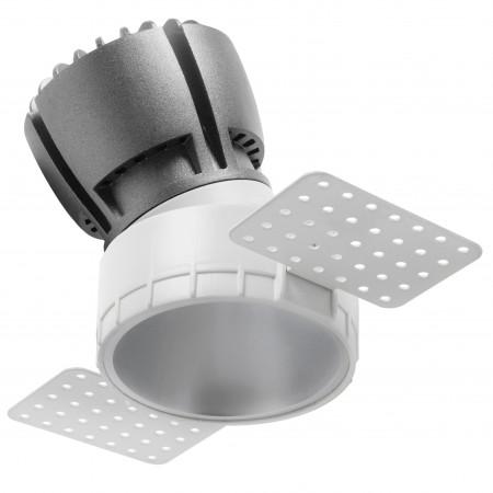 Plafonnier trimless LED COB 7W 4000K blanc - Nok2t Indeluz - IP20 - Diamètre 78mm_0