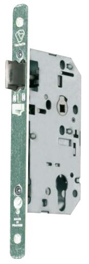 Serrure à larder D457 URGENCE - Axe 50mm - Bout rond inox - Vachette - Réf. 14499000 - 584338_0