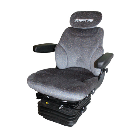 Siège D3030 tissu - Compresseur 12V, Suspension ultra basse fréquence, Dossier inclinable_0