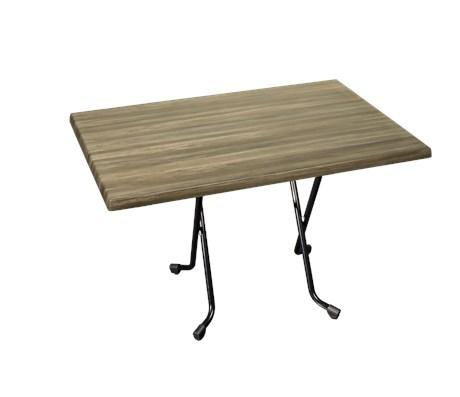 TABLE DE TERRASSE ALSACE STYLE BRAZIL 110 X 70 CM