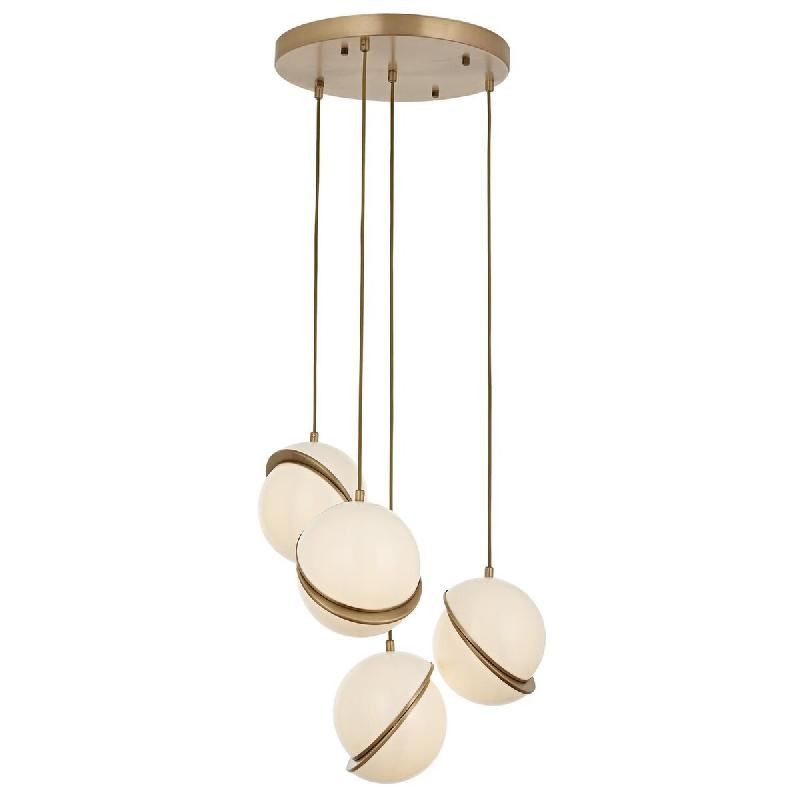 WellHome - Plafonnier blanc et couleur vintage 40x40x110cm Bled - WH2235_0
