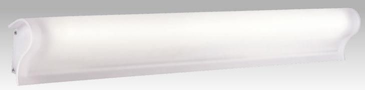 Applique fluo fixe en aluminium laqué - 14W / 830 - 230V - Onde fluo ARIC - Classe II IP44 IK07_0