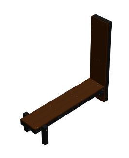 Banc étirements avec paroi verticale - Espace Renard fabricant et installateur - Réf : 2003.04PR_0