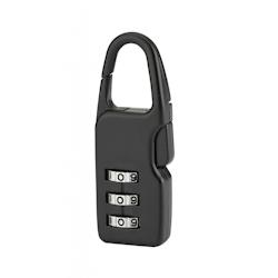 Cadenas à combinaison Swish, 3 chiffres, intérieur, anse acier, 21mm, noir - THIRARD - noir 3150260011807_0