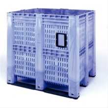 Caisse-palette en plastique 1400 litres - PEHD recyclé - PALETBOX/REC - robuste et grand volume_0