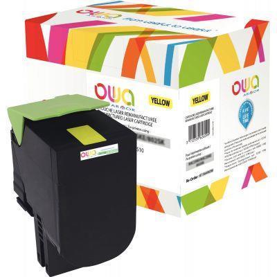 Cartouche laser compatible Lexmark - Jaune 80C2HY0 - Garantie à vie - Fabricant ARMOR_0