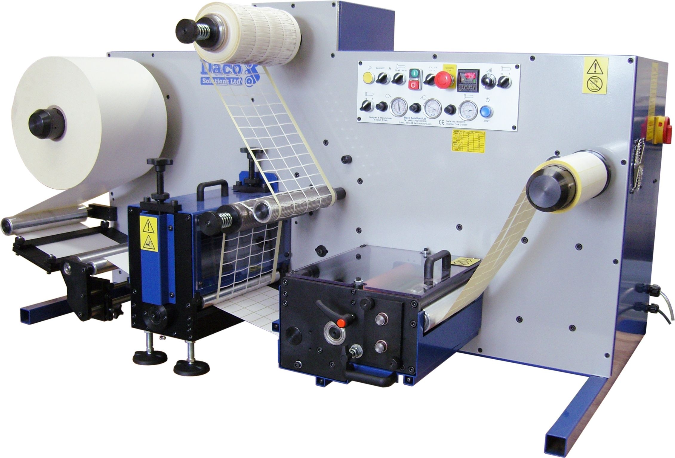 Découpeuse rotative de table Daco DTD250 - 150 m/min - production d'étiquettes unies_0