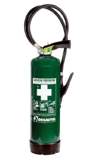 Douche de sécurité portative D 9E - mobile, à eau et agent conservateur_0