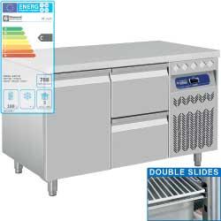 Ensemble table frigorifique Gastro Line PLUS - DT131/EL + CA1/2-PM_0