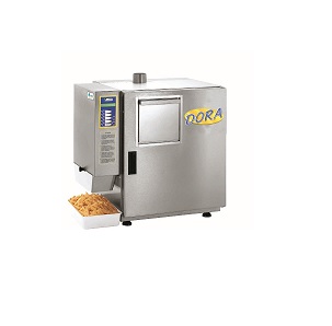 Friteuse automatique avec et sans odeur conçue pour les pizzérias, les bars à bière, les restaurants, les kiosques de restauration et pour les camionnettes de commerce ambulant - Garantie 1 an pièces - DORA FD2_0