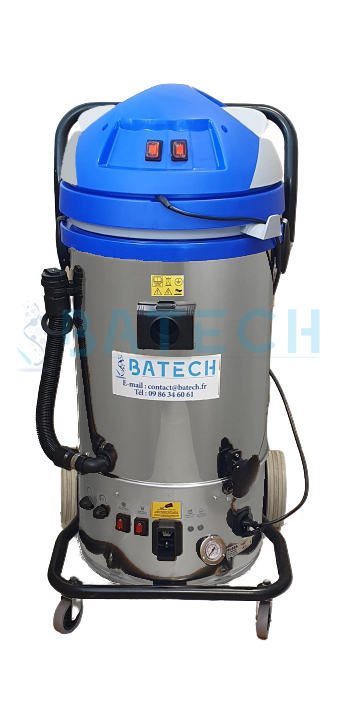 Générateur de vapeur professionnel Steam 2M - Nettoyeur vapeur 9 bars avec aspiration surpuissante et cuve 60L_1